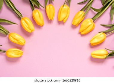 Pink Background Yellow Flower gambar ke 19