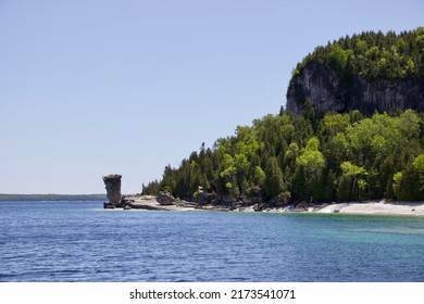 Flowerpot Island On Lake Huron, Ontario