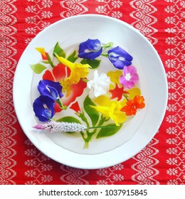 Flowers on table