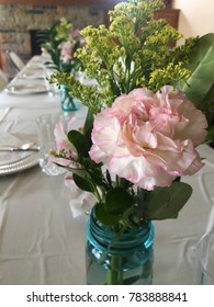Flowers on the Table at Easter