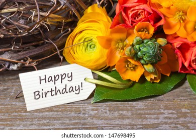 394,029 Happy birthday flowers Images, Stock Photos & Vectors ...