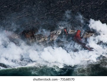 Flowing Lava