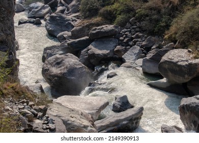 Flowing River And Water Stream