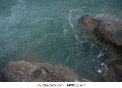 Flowing Water From Blaeberry River