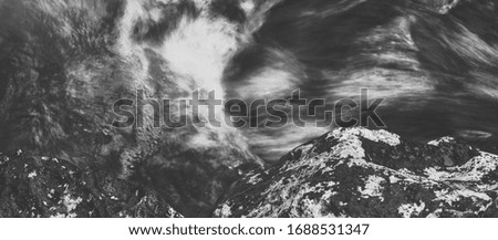 Similar – Berge/Wolken/Sonne Winter