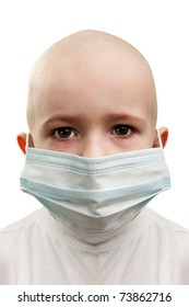 Flu Illness Child Boy In Medicine Healthcare Mask