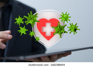 flu virus attack digital 3d  - Powered by Shutterstock - Get 15% off with code: PIKWIZARD15