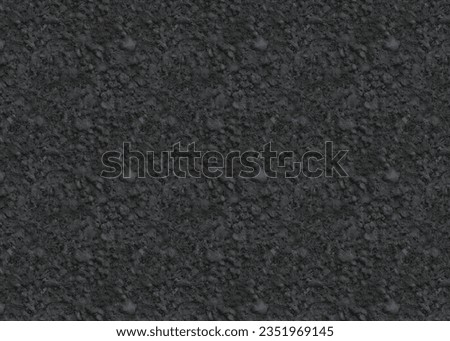 Fluffy black dirt texture lack background wallpaper