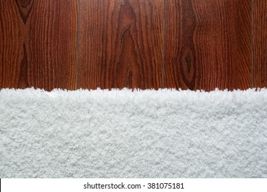 Fluffy Carpet On Wood Floor,carpet On The Floor