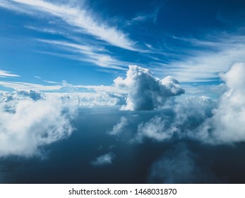 Fluffy Clouds Blue Ocean Stock Photo 1468031870 | Shutterstock