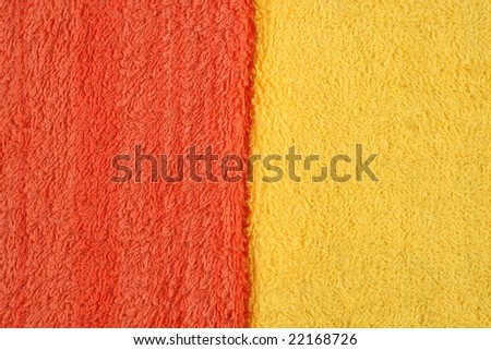 Fluffy towel background