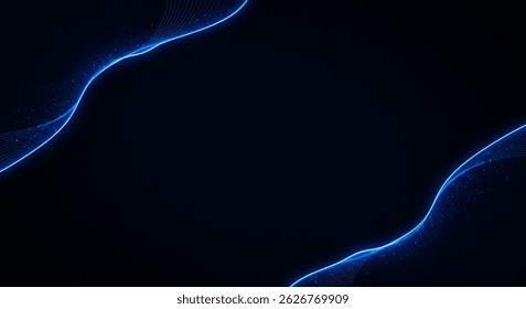 Fluid Navy and Black Gradient Composition - Powered by Shutterstock - Get 15% off with code: PIKWIZARD15