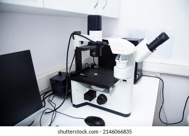 Fluorescence Microscopy Cell Biology Laboratory Photo Sample 