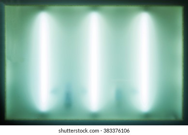 Fluorescent in architecture draft table background