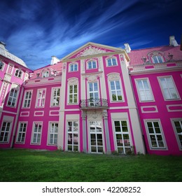 Fluorescent Pink House In Poland