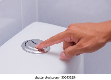 Flush toilet - Shutterstock ID 300435254