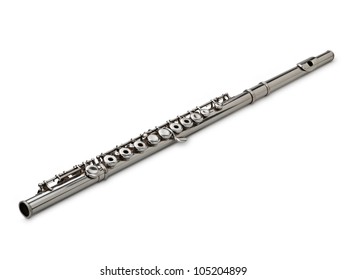 Flute Isolated on White ( clipping path )