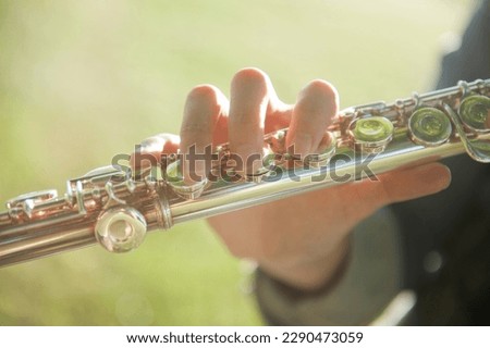 The flute  in summer