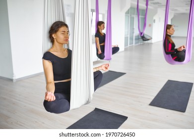 Fly Or Aero Yoga, Group Training On Hammocks