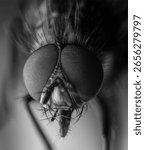 Fly close up in macro