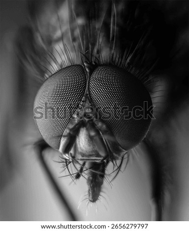 Fly close up in macro