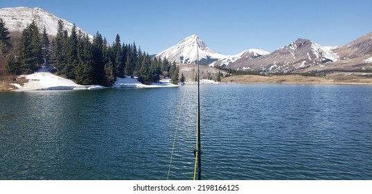 Fly Fishing For Brook Trout At Butcher Lake.