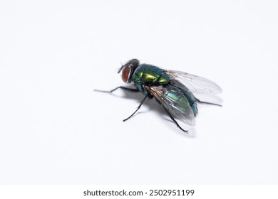 Fly on a white background  - Powered by Shutterstock