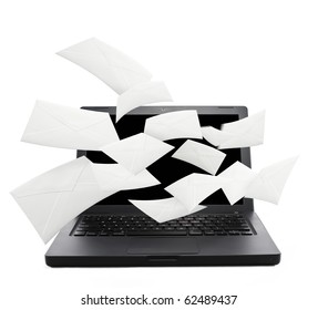 Flying email from computer