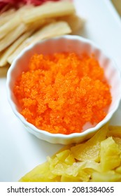 Flying Fish Roe On A Plate