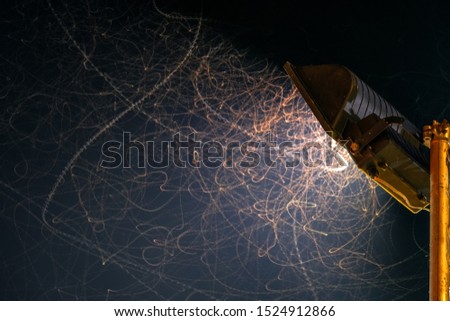 Similar – Image, Stock Photo Winter romance at night