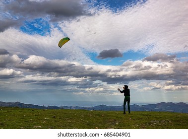 Flying the kite