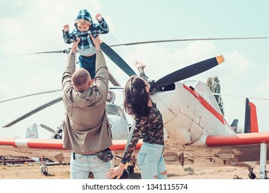 Flying Like Bird Woman Man Boy Stock Photo 1341115574 | Shutterstock