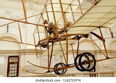 Flying Machine Exhibit At Bristol City Museum And Art Gallery, A Popular Tourist Attraction In The City Centre. Bristol, Gloucestershire, England UK. August 2018