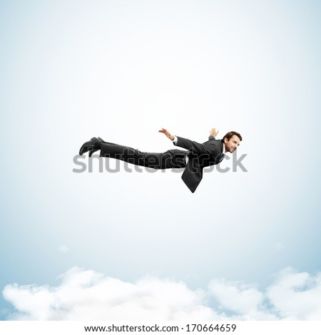 Flying man