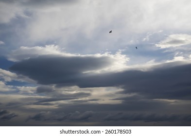 Flying over the clouds