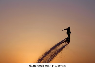 Flying Over Dubai With A Flyboard