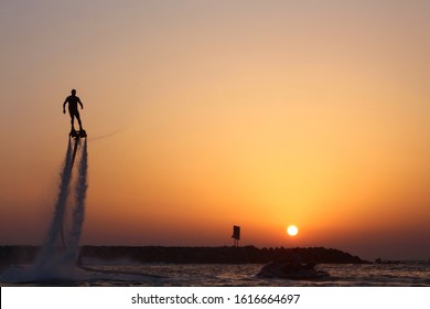 Flying Over Dubai With A Flyboard