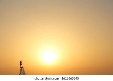 Flying Over Dubai With A Flyboard