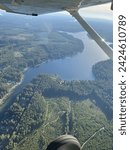 Flying over Washington state Cessna 