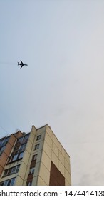  flying plane in the sky