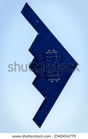 Flyover by a B2 bomber