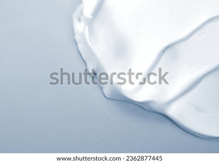 Foam bubble drop top view object beatuy health care concept design