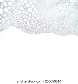 Foam Bubbles Abstract White Texture Background