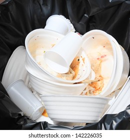 Foam Food Container Trash Bag