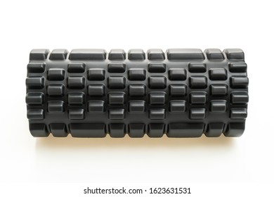 foam roller isolated on white background