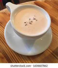 Foamy London Fog Tea Latte