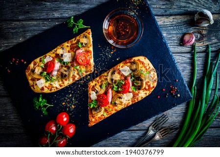 Similar – Image, Stock Photo stone mushroom Mushroom