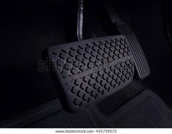 Focus of Brake pedal of automatic transmission car\
on low light