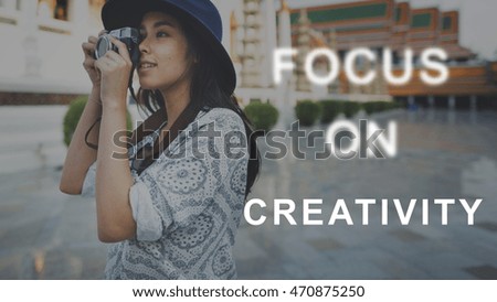 Focus On Aim Concentrate Target Determine Concept
