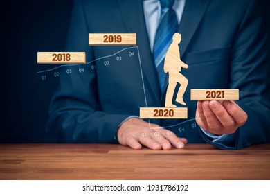 Focus on business and economy growth concept in post covid-19 era. Secretary of the treasury (politician) stimulate economy for GDP growth in year 2021. - Shutterstock ID 1931786192